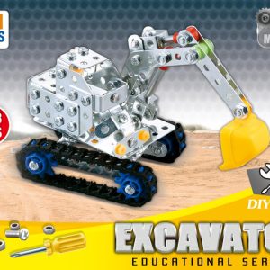 meccano set erector set stem diy toy educational set metal construction toy metal excavator