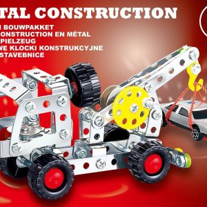 metal construction toy tailer truck action customized educational toys