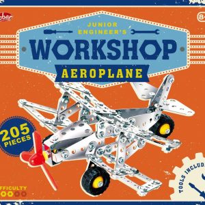 metal educational toy DIY aeroplane metal construction toy